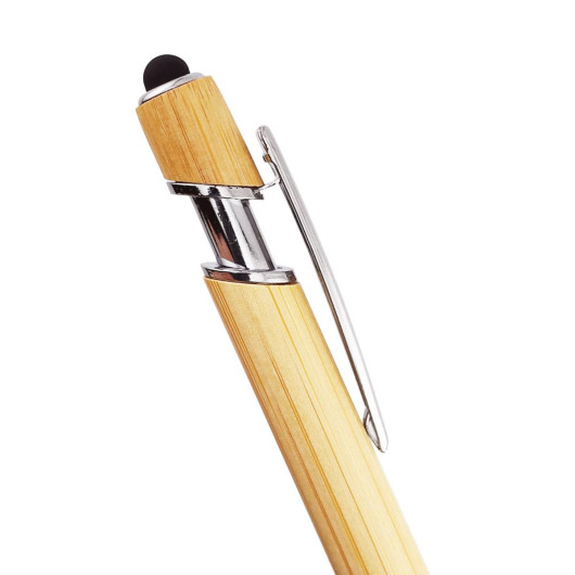 Killara Bamboo Stylus Pens Clip Side